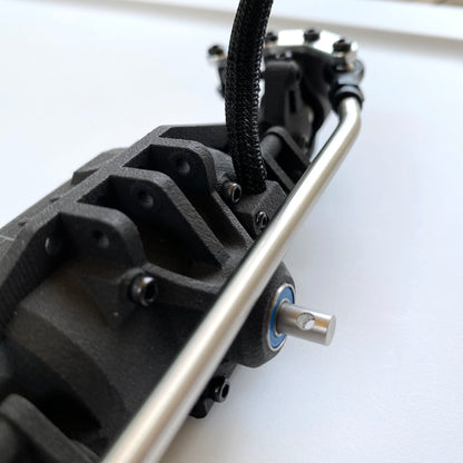 SA-10T Deluxe Axle Kit with Steering Fusion Torque Vectoring, 360 Tank Turn Capability, Front Skid Plate